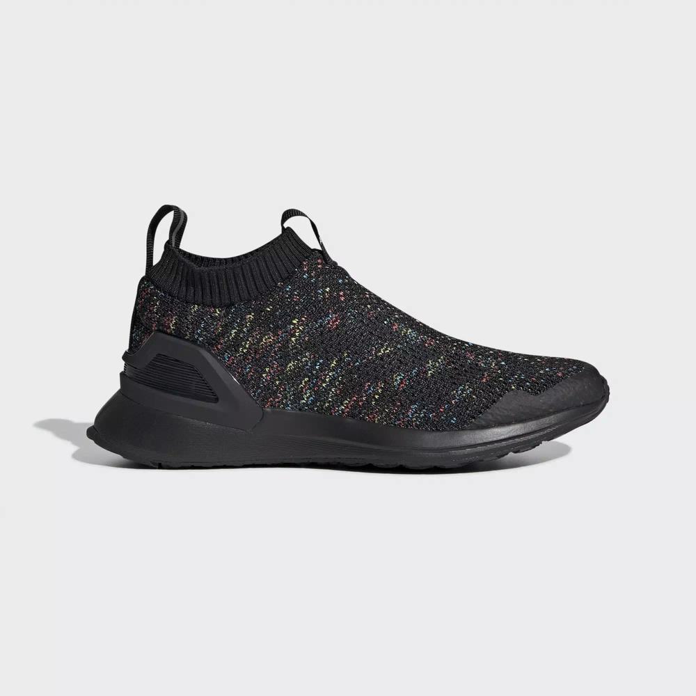 Adidas RapidaRun Laceless Tenis Para Correr Negros Para Niña (MX-14826)